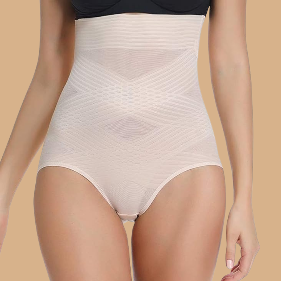 Culotte gainante taille haute post-partum