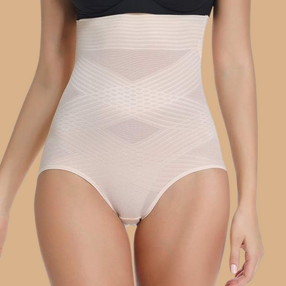 Culotte gainante taille haute post-partum